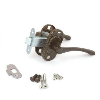 Защелка ручка ЗЩ2.03 бронза  Омега