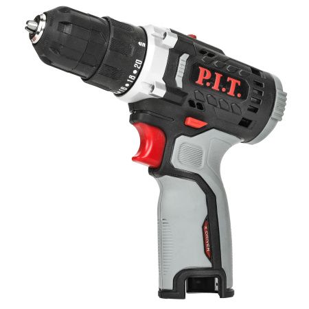 Дрель аккумуляторная 12,0V 10мм Li-ion 2,0Aх2 кейс PBM12K-10A/2B Pit(20)