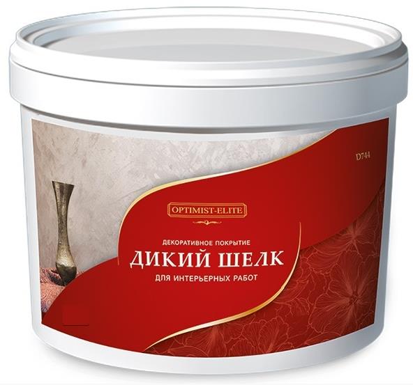 Покрытие декоративное D744 Дикий шелк 3кг Optimist Elite