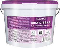 Шпатлевка латексная  1,0кг универсальная финишная Aquarius
