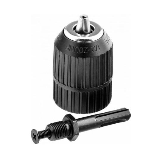 Патрон для дрели быстрозажимной 2-13мм-1/2" SDS Plus Сибртех