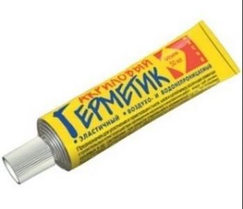 Герметик акриловый  50мл белый НБХ