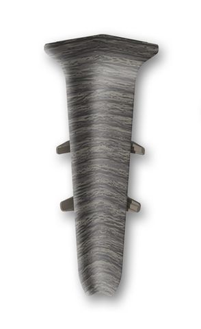 Плинтус Deconika 70 352 угол наружный каштан серый-----