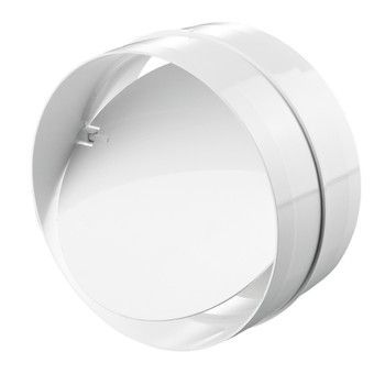 Соединитель круглого канала 125мм с обратным клапаном 2121 Zernberg 