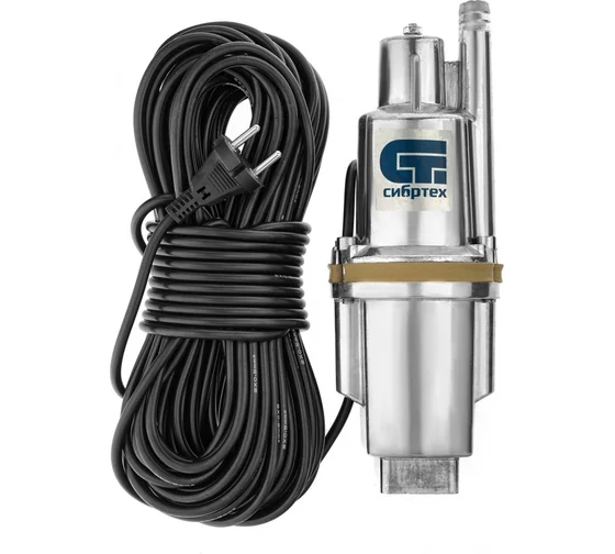 Насос вибрационный 300Вт 20л.мин/10м/Н-75м/верхн. CBH-300-10 Сибртех***(12)