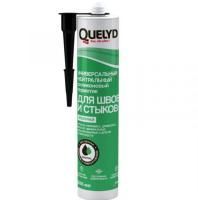 Герметик силиконовый нейтральный 300мл прозрачный Quelyd(24)