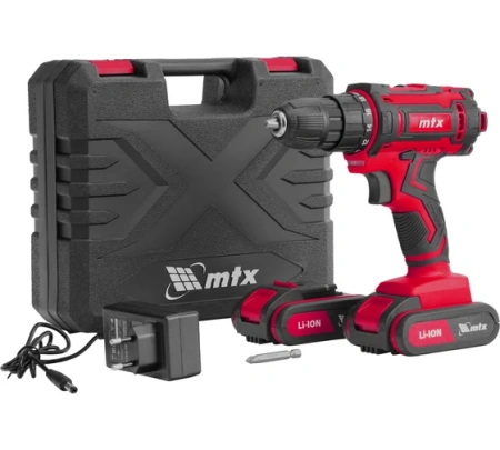 Дрель аккумуляторная 20.0V 10мм Li-ion 2.0Aх2 кейс CDS-20 MTX(146)