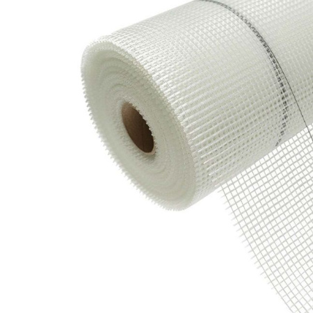 Сетка стеклотканевая 160г/м2 фасадная  4,0х4,0мм 1х 1м белая Wand Master