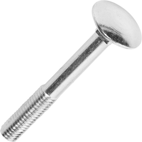 Болт мебельный  6,0х 80мм оц. DIN603