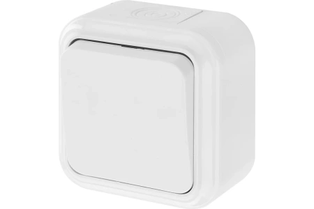 Выключатель откр.установки 1-кл белый Пралеска IP54 Bylectrica