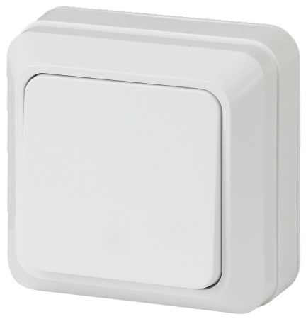 Выключатель откр.установки 1-кл белый Октава IEK