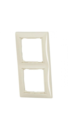 Рамка 2-местная крем Valena Legrand 
