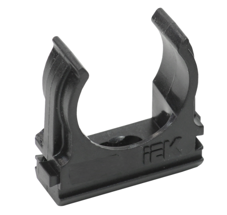 Клипса к трубе гофриров.32 ПНД черная IEK