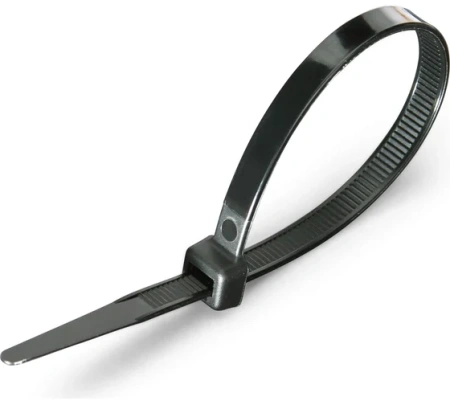 Хомут нейлоновый  3,6х200мм 100шт черный Милен