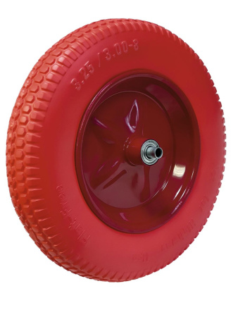 Колесо запасное для тачки полиуретановое ось 20мм 3,25-3 Belamos