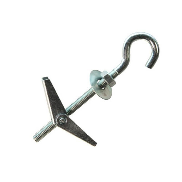 Дюбель крюк складной пружинный  8мм