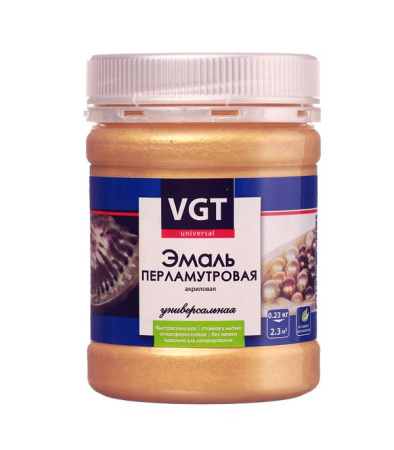 Эмаль ВГТ Перламутровая золото 0,23кг(3)